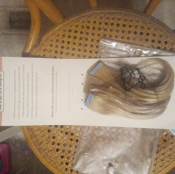 100 percent Human Hair Tape Extensions Platinum Blonde #60 - Picture 2 of 7